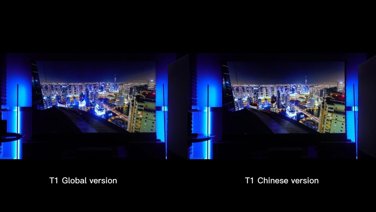 Fengmi T1 vs Formovie Theatre, on defult player. - Nothingprojector