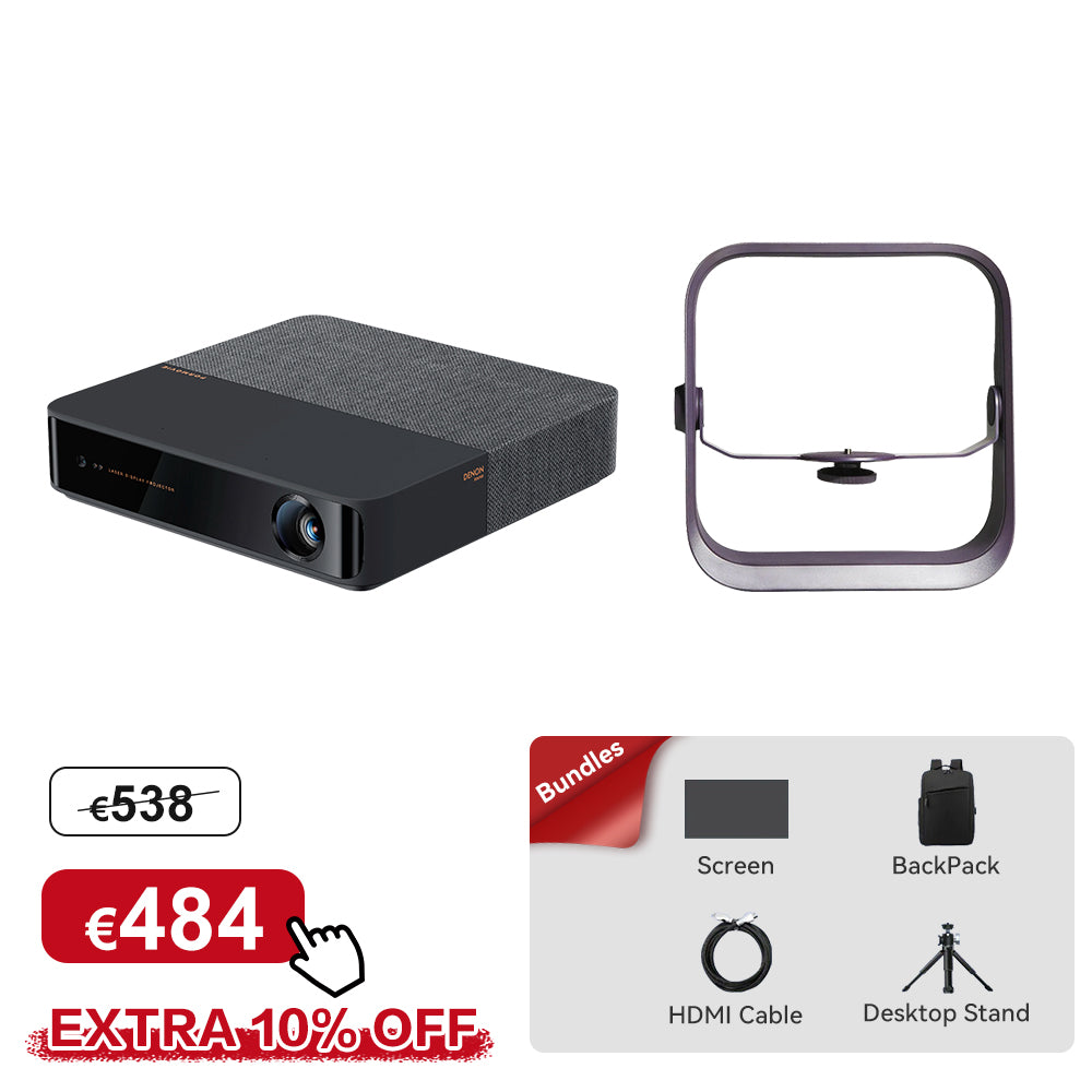 Formovie Laser S5 Vidéoprojecteur 500 ISO Lumens Smart Portable Alpd parfait pour le jeu et le film