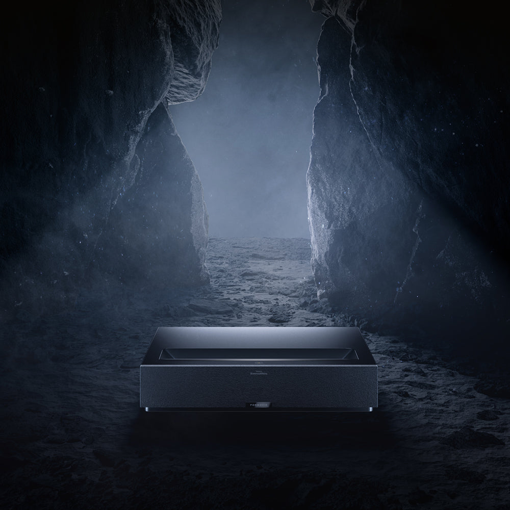 Crystal Clear Movie Watching on Formovie Screen in a Lit Living Room