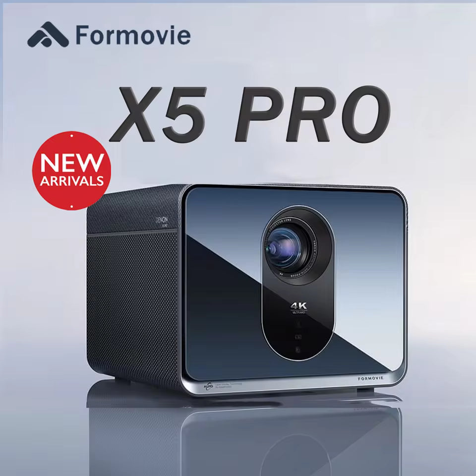 Formovie X5 PRO/X5 Portable Laser 4K 2266 CVIA Lumens Long Throw Projector ALPD Technology