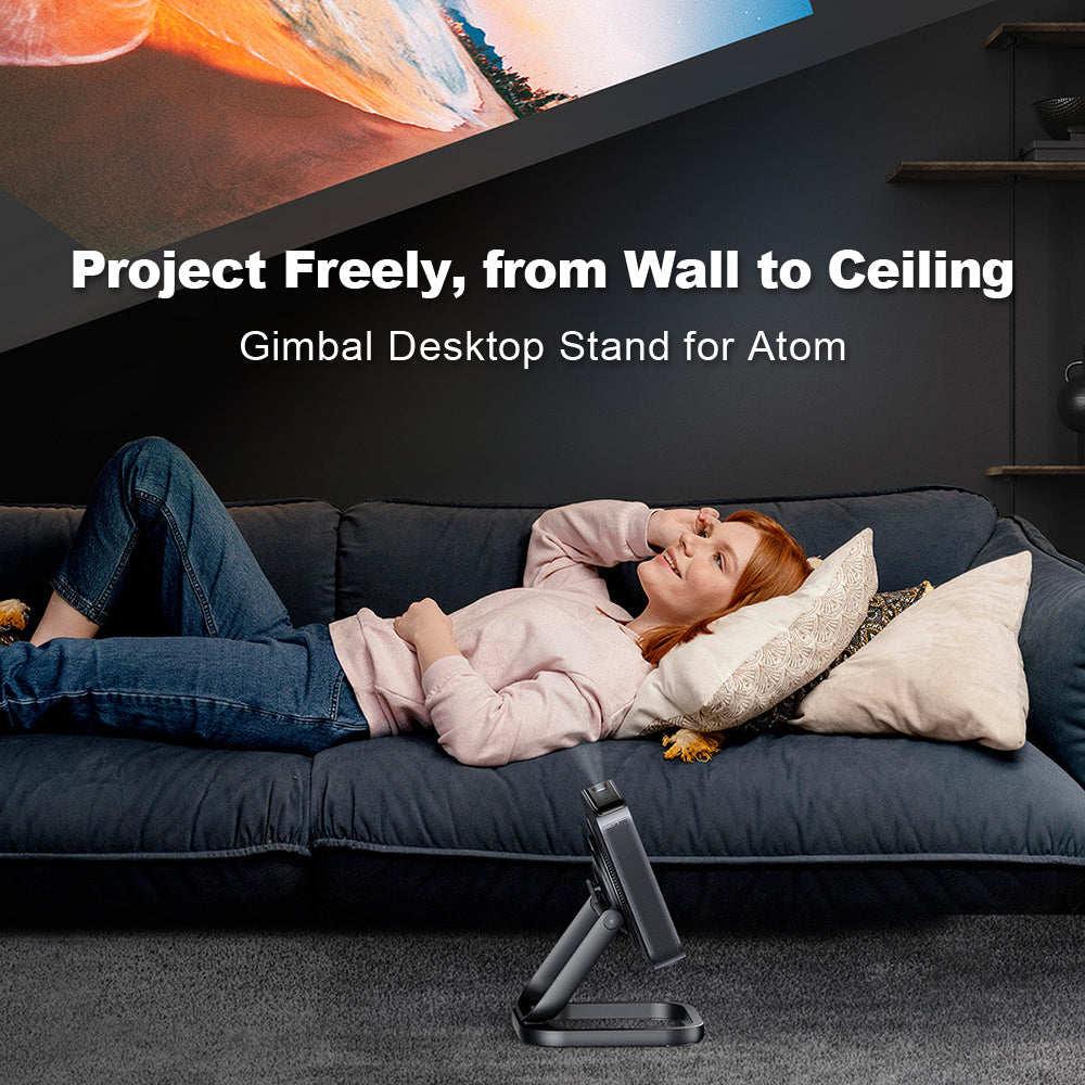 Dangbei Atom First Google TV ™ Laser Vidéoprojecteur 1200 ISO Lumens 1080p ALPD® Dolby Audio