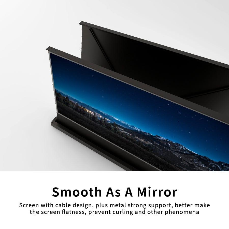 72"-120pouce Tension motorisée pro de VividStorm Motorisé Du Sol Ultra Courte Focale ALR Vidéoprojecteur Écran