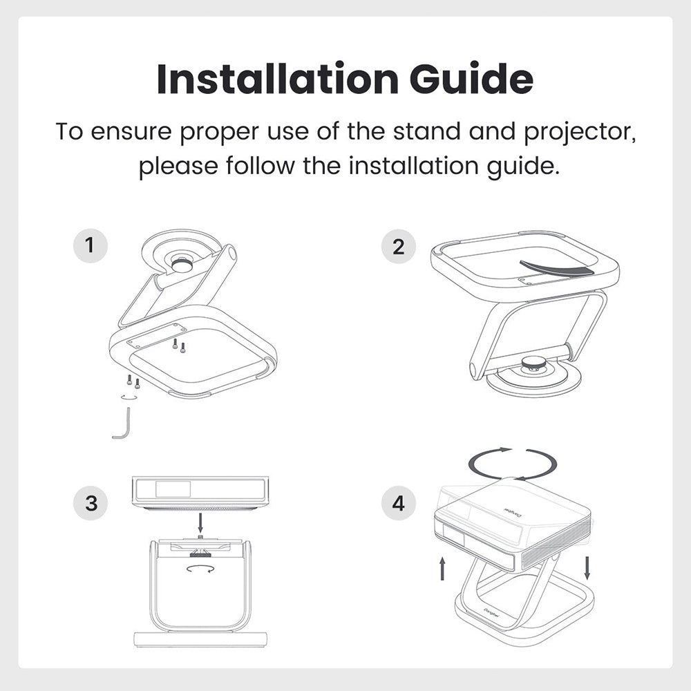 Dangbei Atom First Google TV ™ Laser Vidéoprojecteur 1200 ISO Lumens 1080p ALPD® Dolby Audio