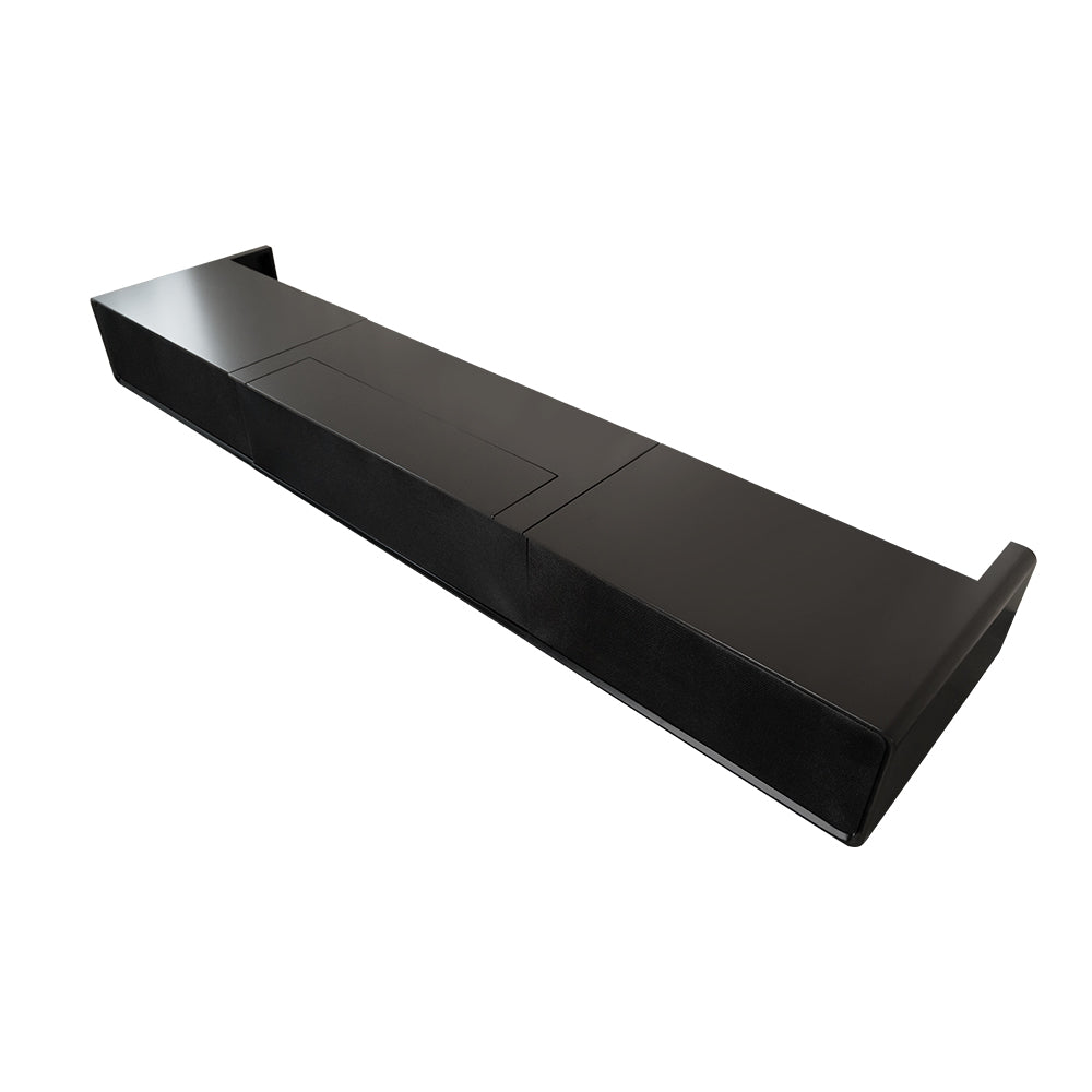 overlook of black Matte TV Stand for UST Projector