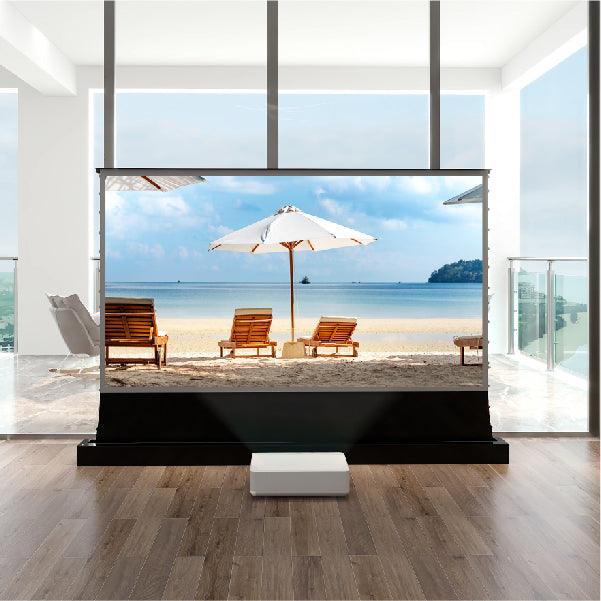 72"-120" VIVIDSTORM S PRO P Motoriseret 4K HD 3D Floor Rising UST ALR Projektorskærm