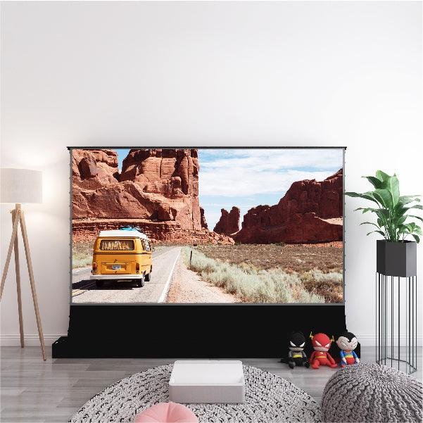72"-120" VIVIDSTORM S PRO P Motoriseret 4K HD 3D Floor Rising UST ALR Projektorskærm