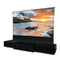 Shore UST Projector Matte Cabinet + Black Series Motorized Floor Rising Screen Bundle (Pre-Assembled)