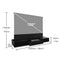 Specific dimension information of 100 inch Shore UST Projector Matte Cabinet