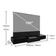 Specific dimension information of 100 inch Shore UST Projector Matte Cabinet