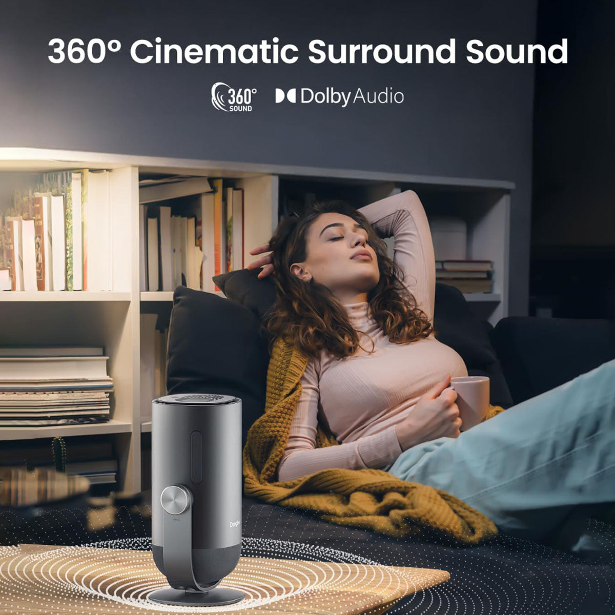 Dangbei Freedo Portable 1080p Google TV Vidéoprojecteur Avec Netflix sous licence