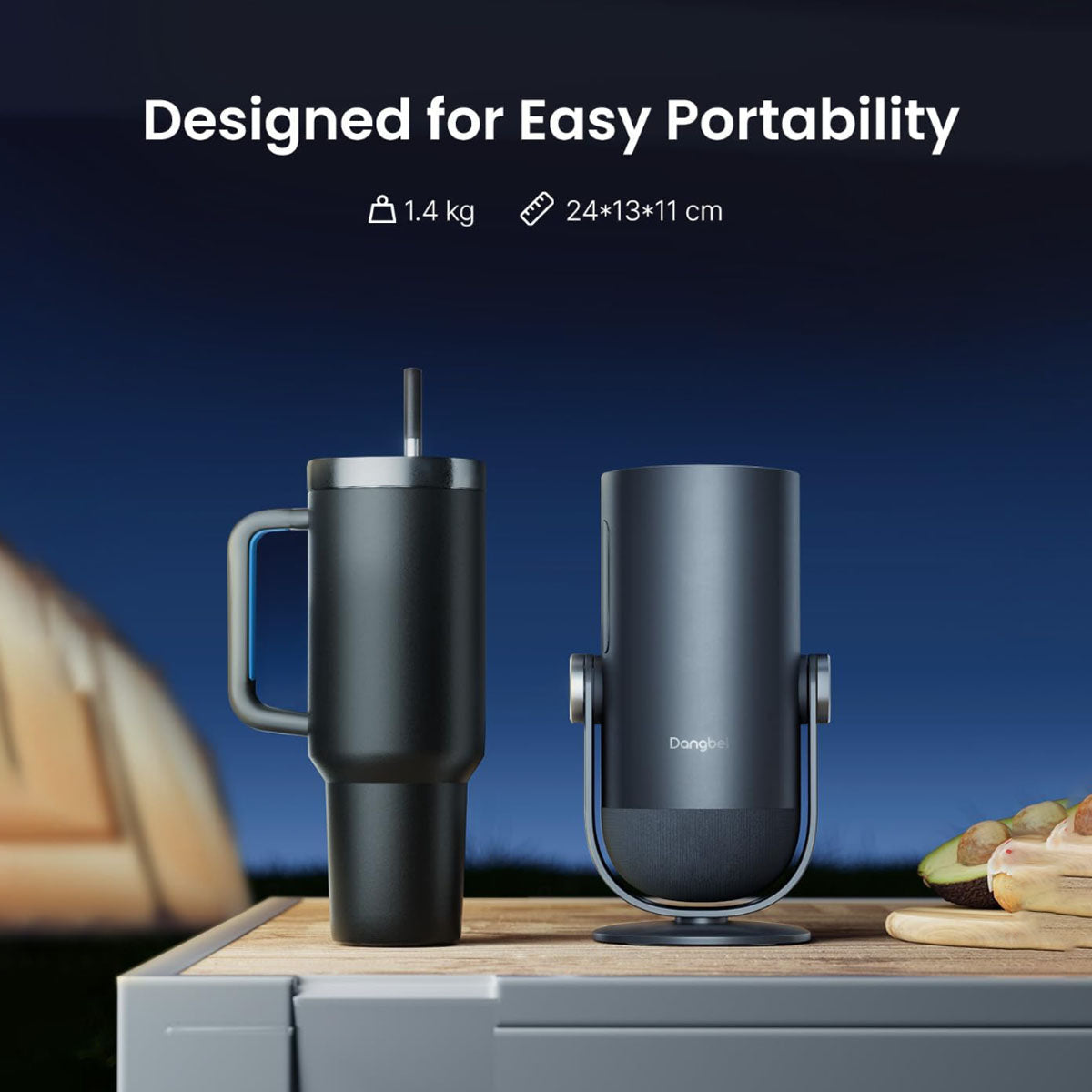 Dangbei Freedo Portable 1080p Google TV Vidéoprojecteur Avec Netflix sous licence