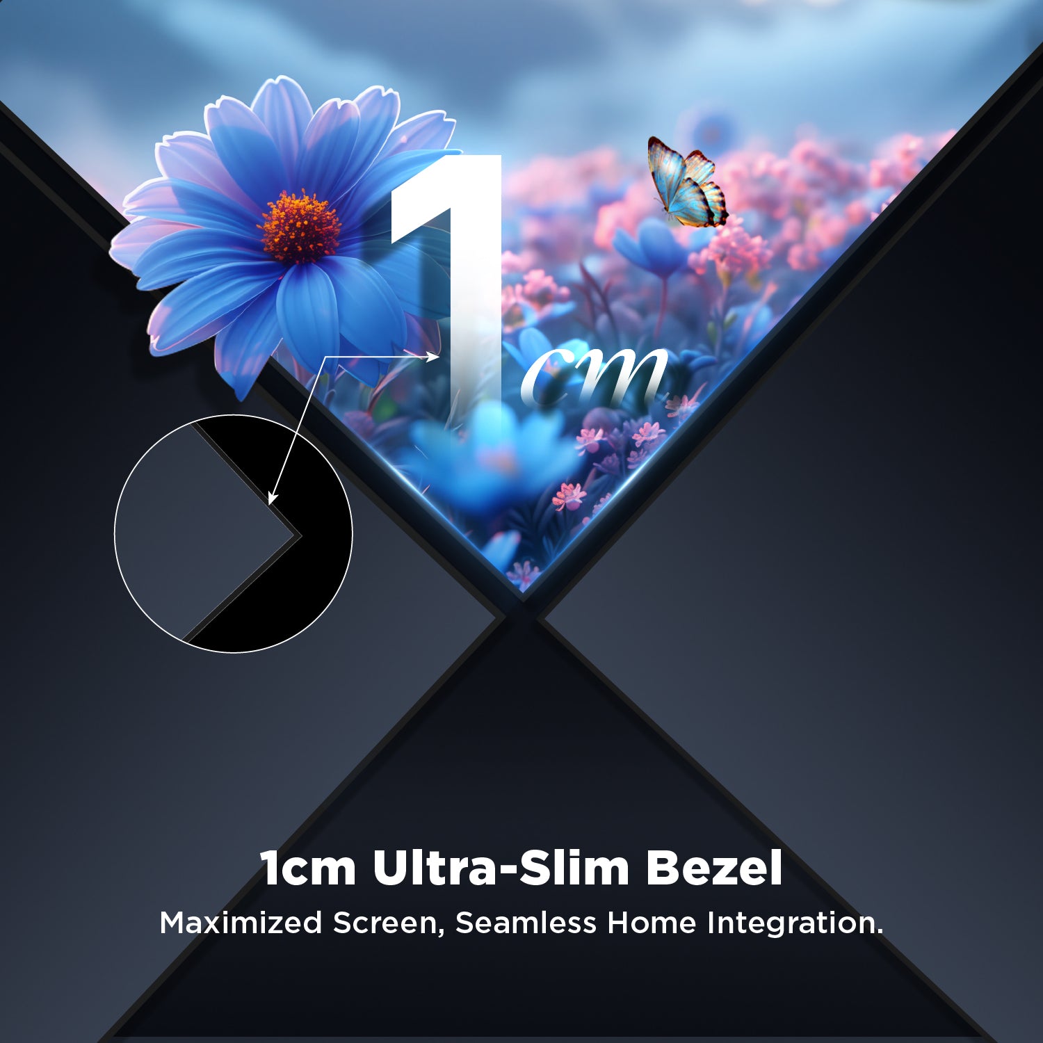 NothingProjector Black Series 1cm slim bezel ALR UST screen.