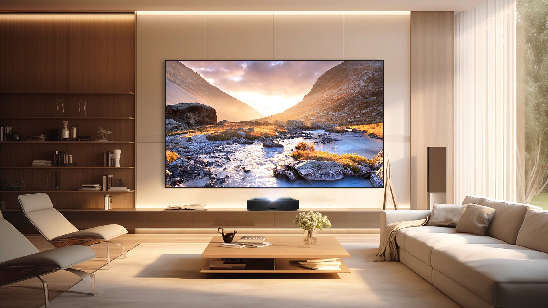 NP Classic PET Crystal ALR Screen - 95% Ambient Light Rejection & Ultra-Slim Bezel for Bright Room Cinema Nights