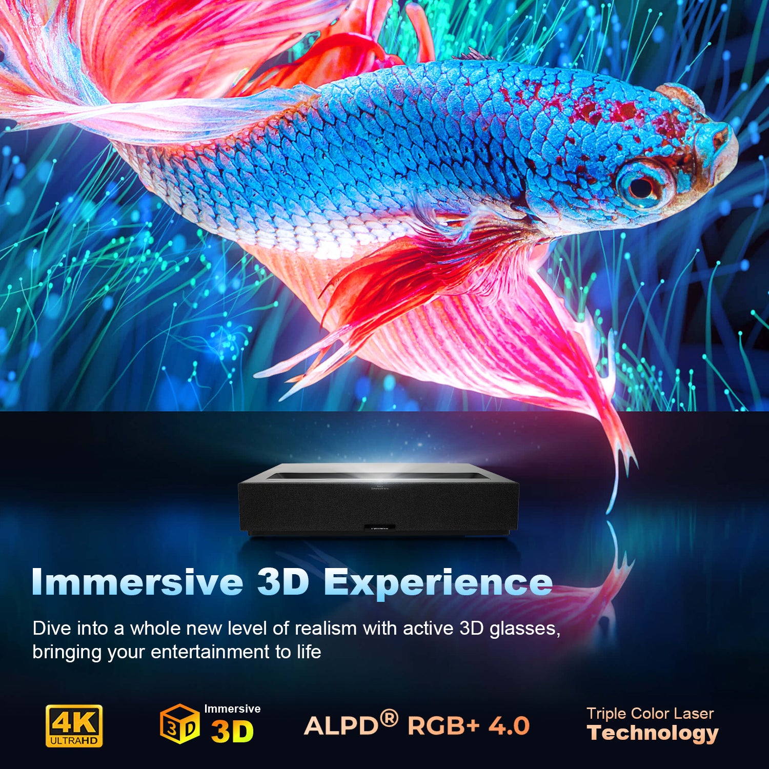 Formovie Theater Premium has an immersive 3D function
