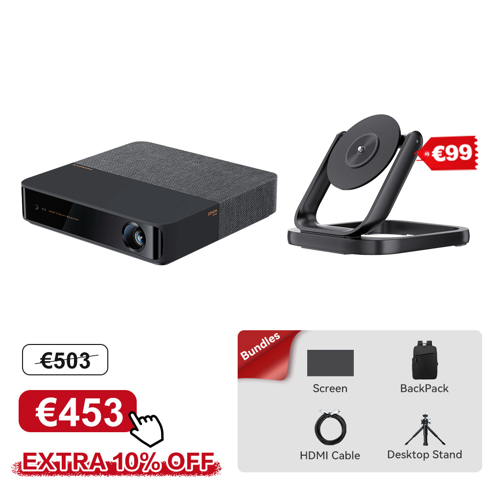 Formovie Laser S5 Vidéoprojecteur 500 ISO Lumens Smart Portable Alpd parfait pour le jeu et le film