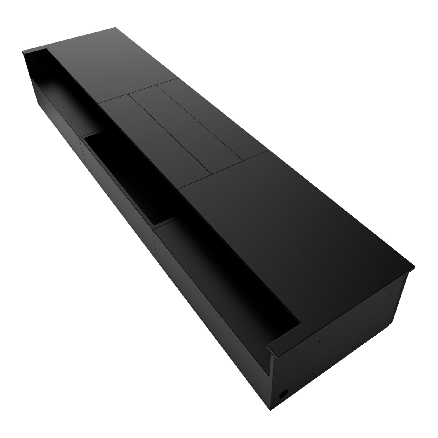 The flat-pack laser TV cabinet overlook