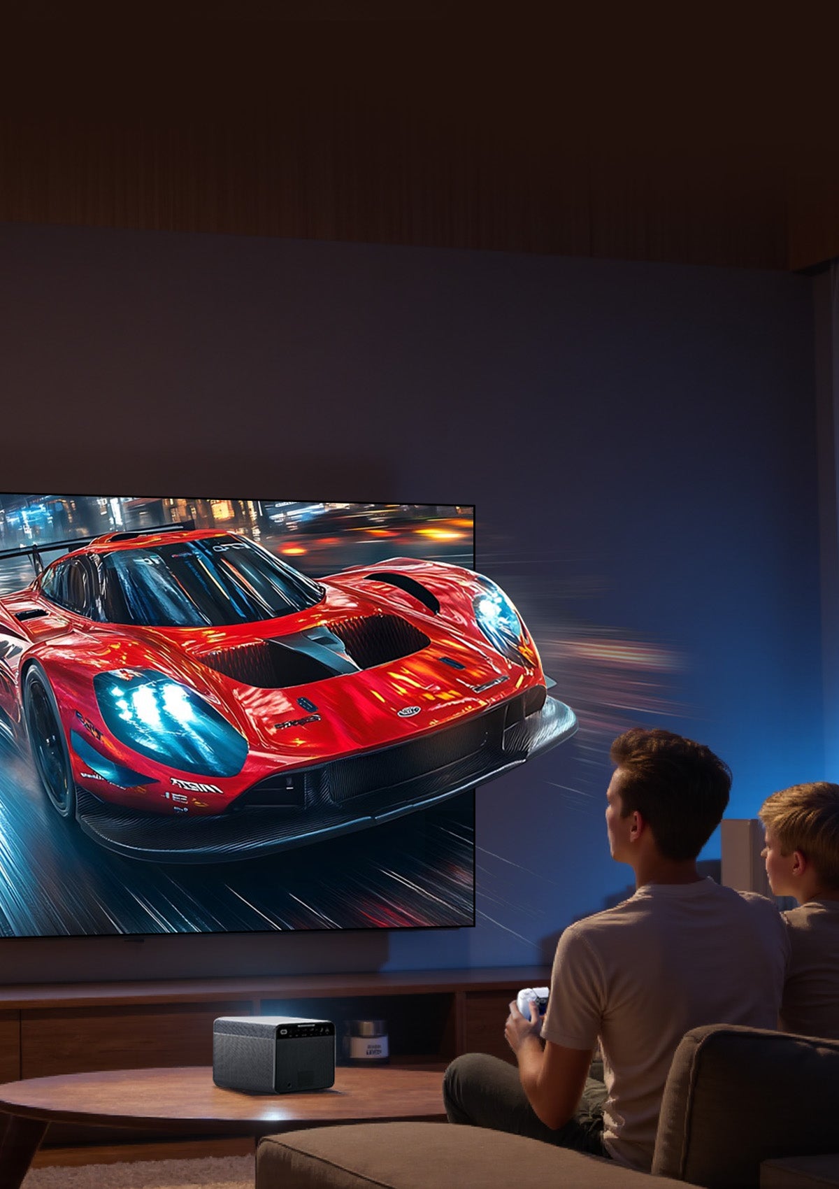 NP 100"-130" ALR Long Throw Screen delivers theater-grade 3D immersion with crystal-clear depth perception and reduced crosstalk, perfect for cinematic adventures or competitive gaming sessions.