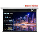 NothingProjector Black Series Slimline Motorized Tension Drop Down ALR Projector Screen