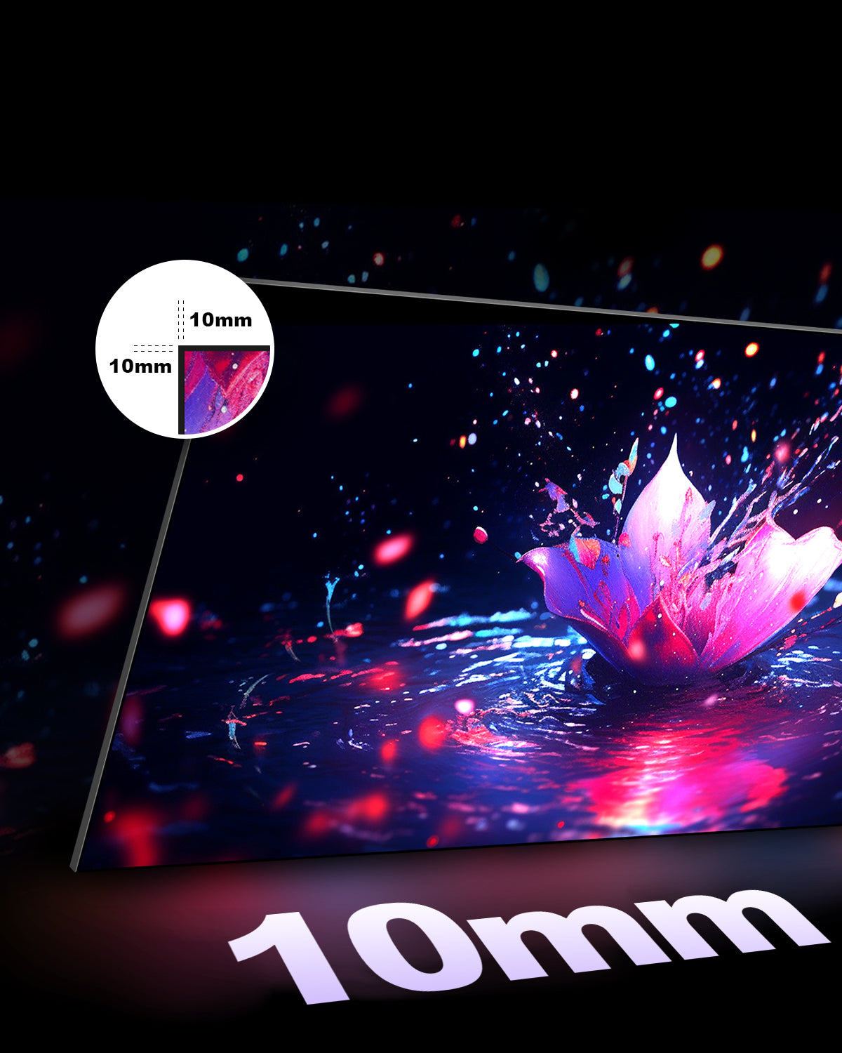 NP Classic UST ALR fixed screen - 1cm Precision Bezel Enhances 4K/8K Projector Compatibility in Modern Minimalist Spaces