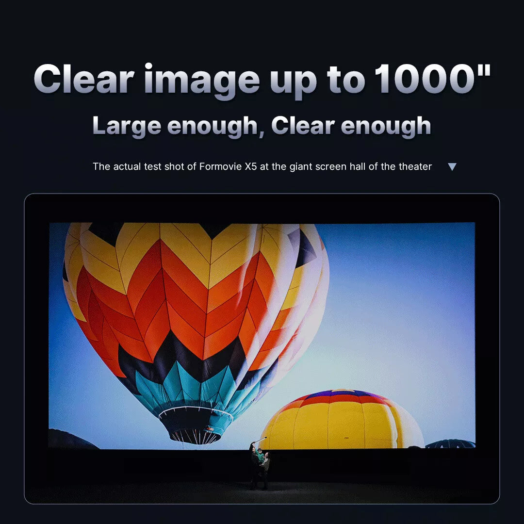 Formovie X5 Portable Laser 4K Long Throw Vidéoprojecteur Technologie ALPD