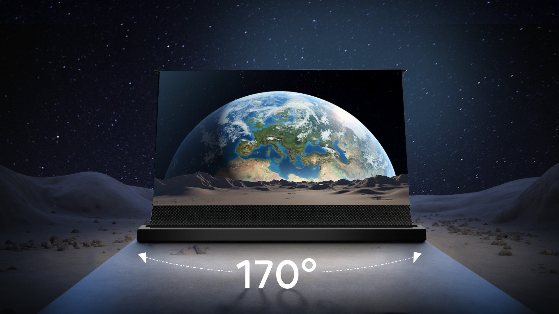 NP Black Series ALR Motorized Screen with 170° viewing angle for vibrant, wide-angle home theater clarity