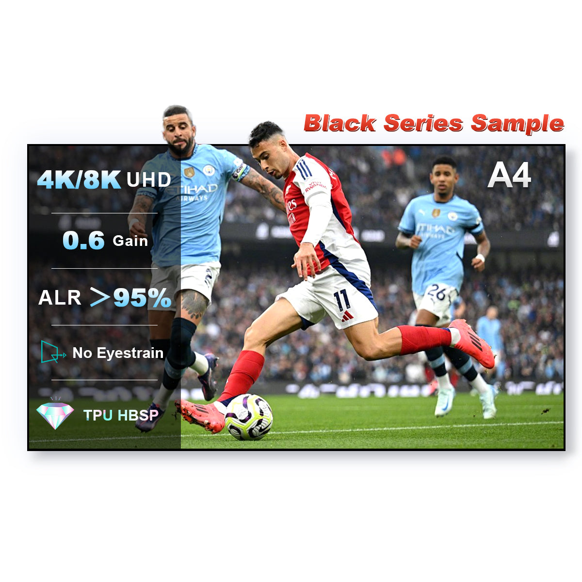 Nothing Projector Black Series Écran Échantillon de taille A4