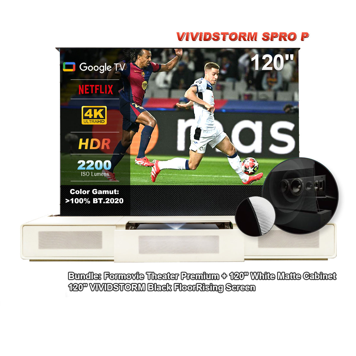 (DE) Formovie Theater Premium Triple Laser 4K TV UST Projector