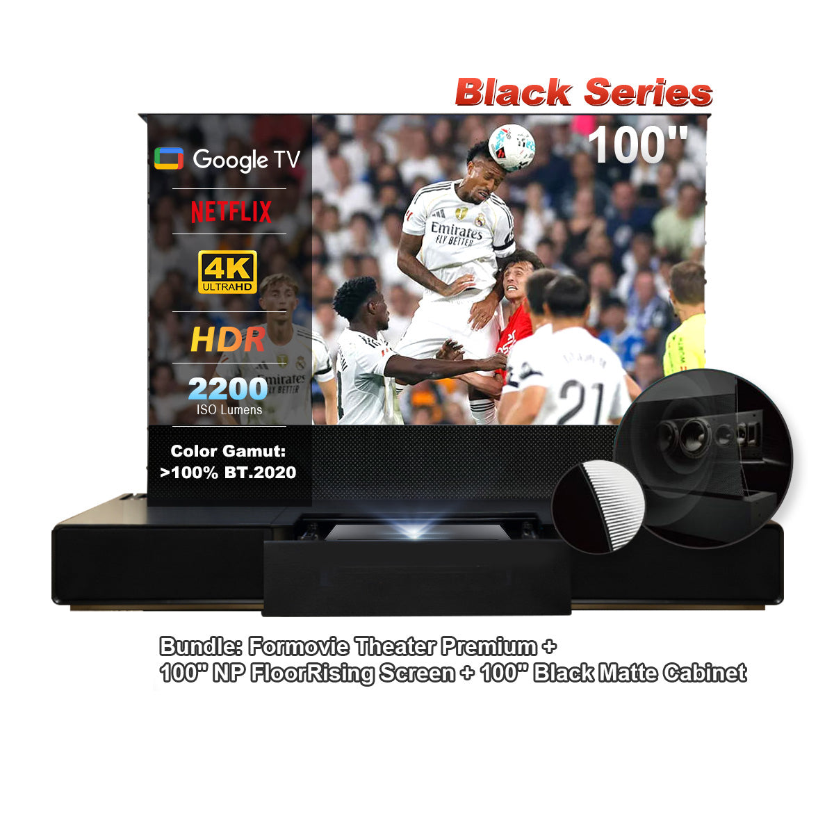 (DE) Formovie Theater Premium Triple Laser 4K TV UST Projector