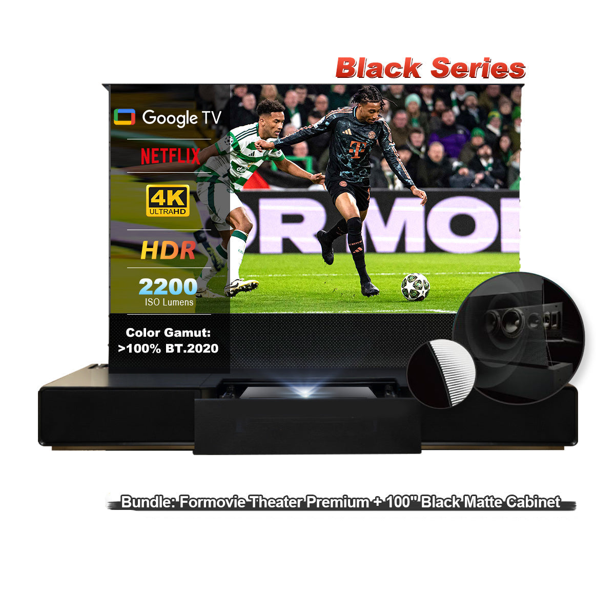 (DE) Formovie Theater Premium Triple Laser 4K TV UST Projector