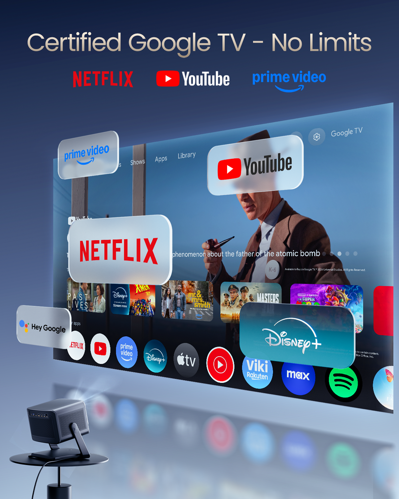 Dangbei DBOX02 (Mars Pro2) 4K Laser Projector with Licensed Netflix