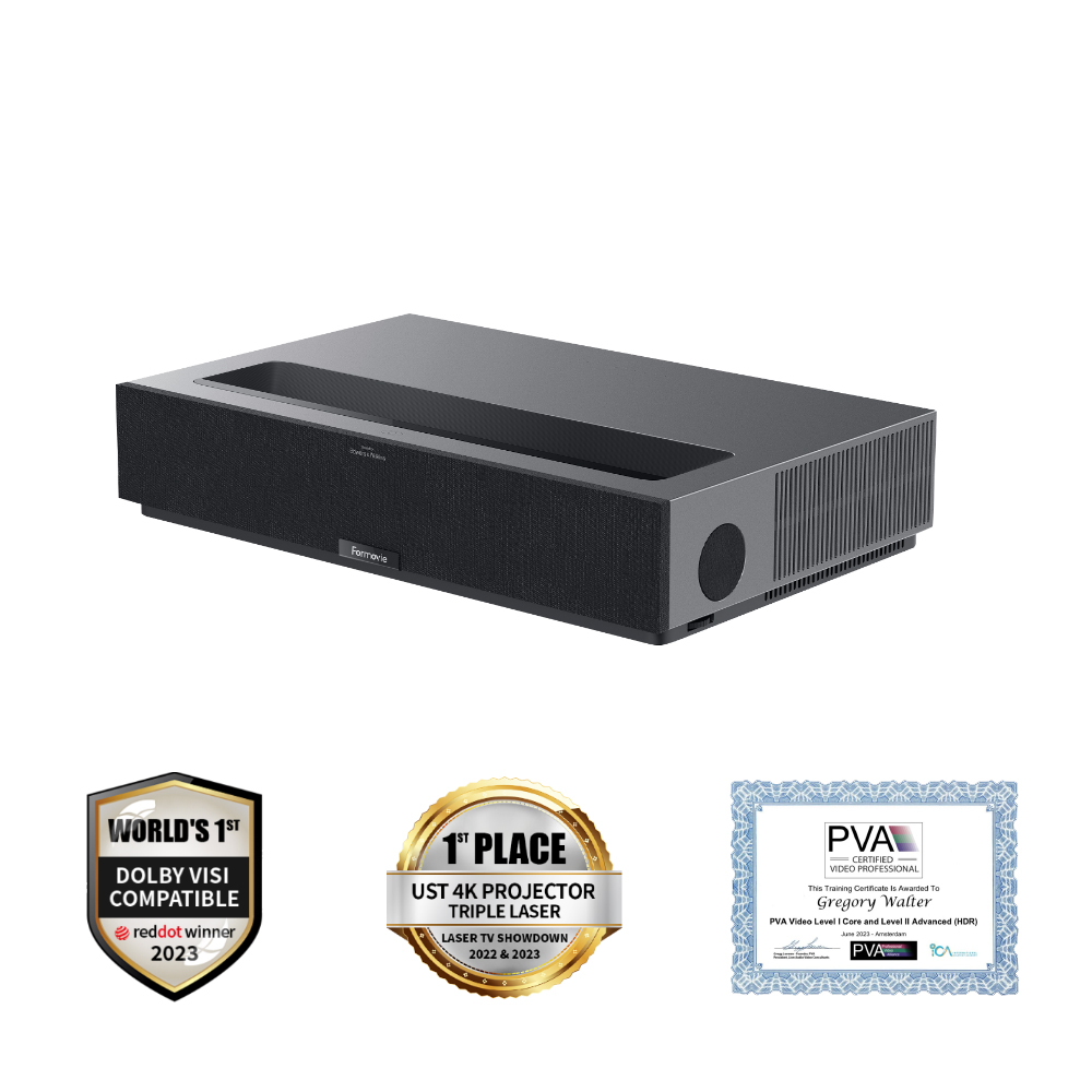 Formovie Theater Google Assistant Smart Short Throw Laser Projector 4K UST
