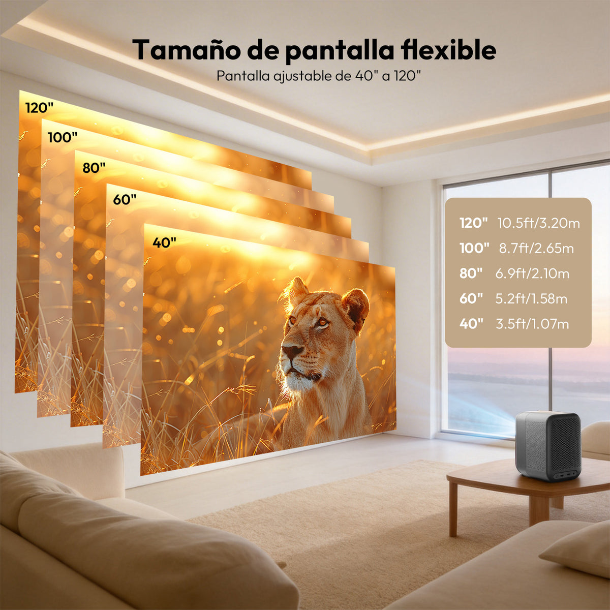 Formovie Xming Page Two 500 ISO Lumens 1080P Full HD Google TV LED Projector Certified Netflix