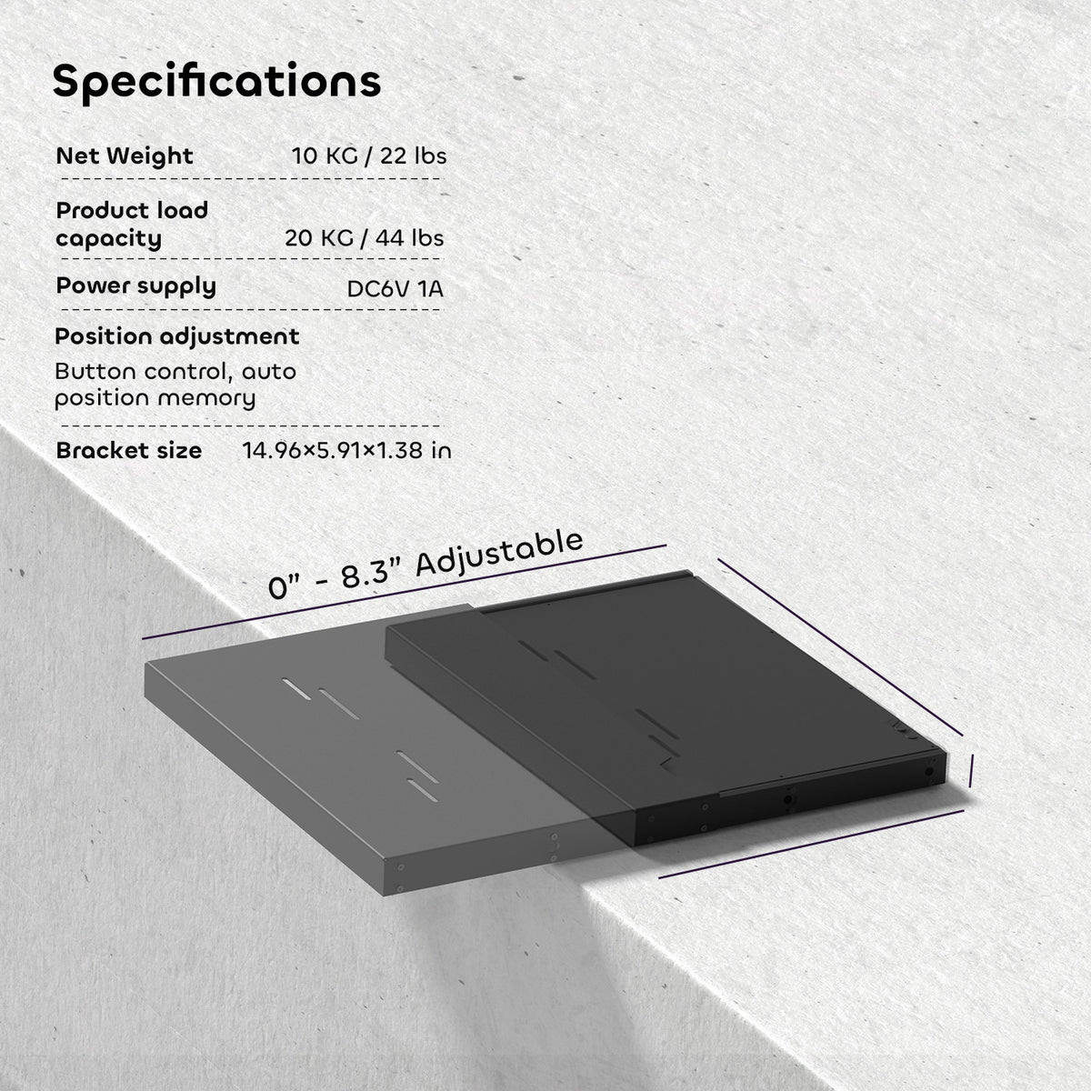 Intelligent Sliding Tray For UST Projector