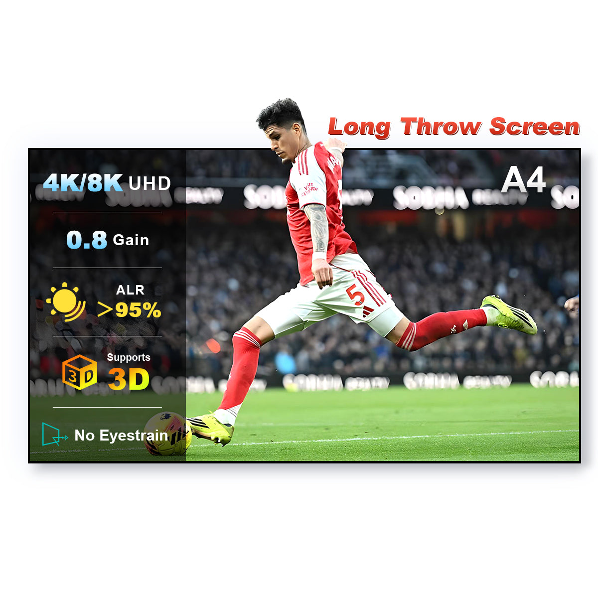 NothingProjector Long Throw Screen A4 Sample