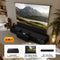 100 Inch 3-in-1 Home Theater Bundle :Formovie Theater Premium+ Black Series Floor Rising Screen+ Flat Pack Laser TV Cabinet