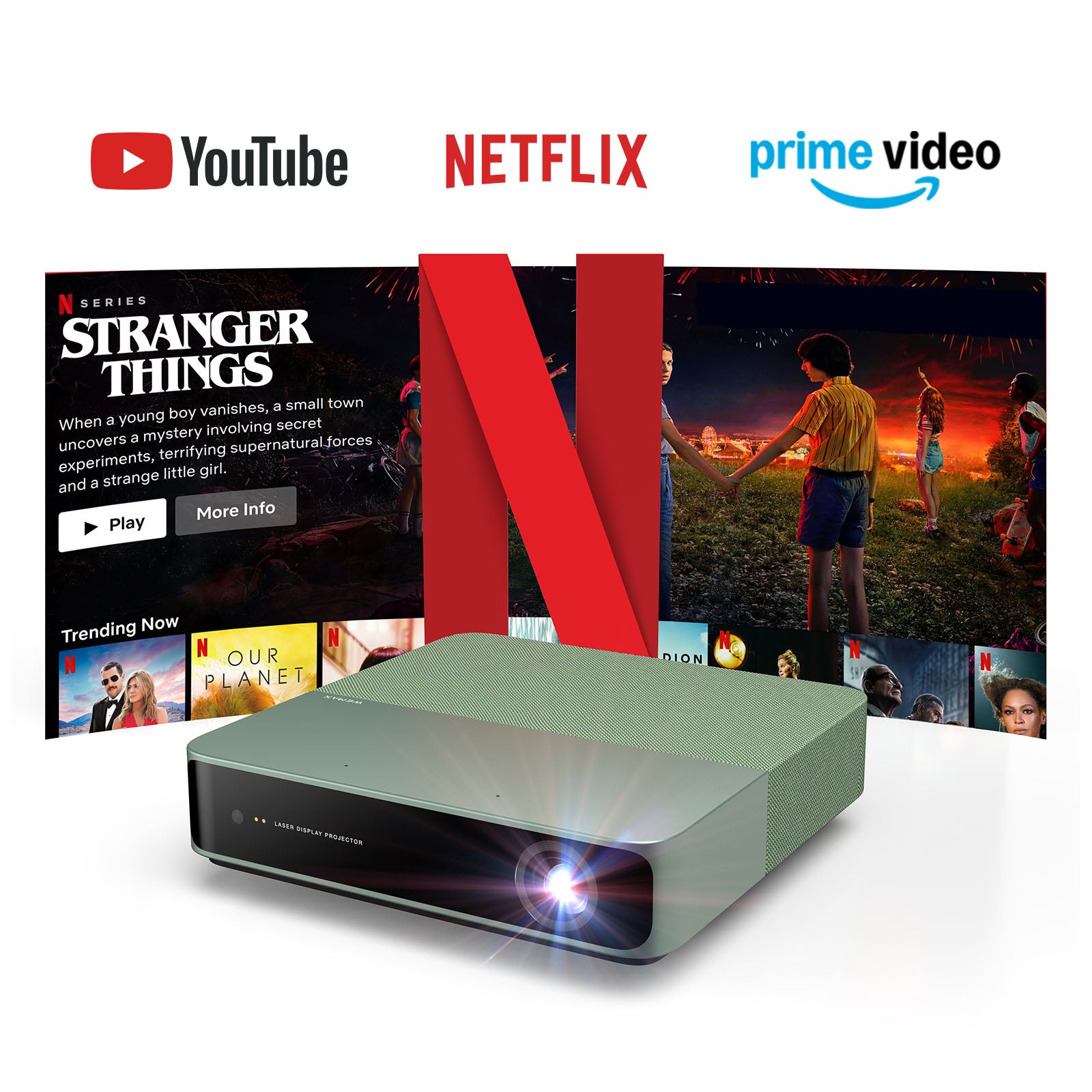 Formovie S5 ALPD Laser Projector 1080P with Licensed Netflix