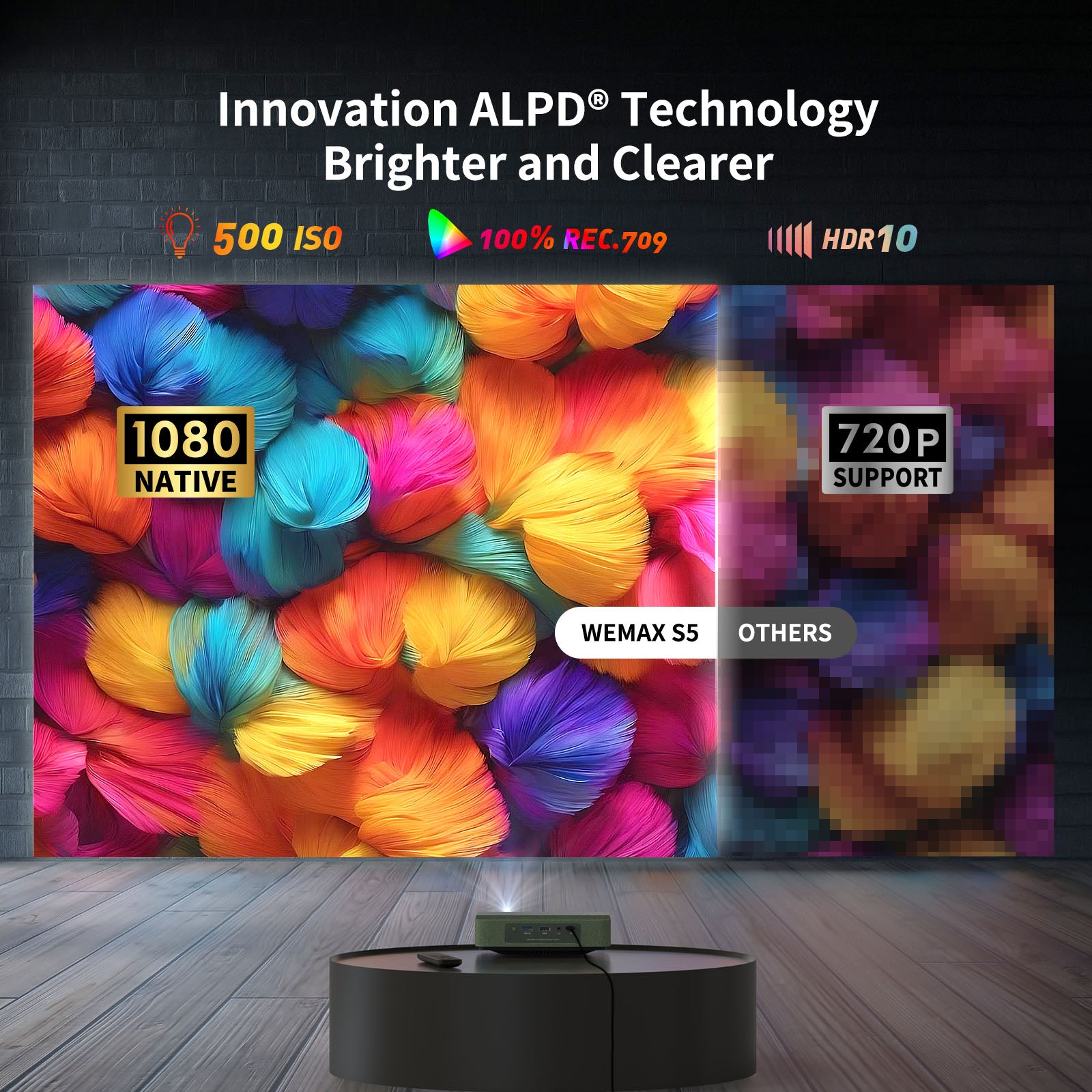 Formovie S5 Laser ALPD Vidéoprojecteur 1080p avec Netflix Sous Licence