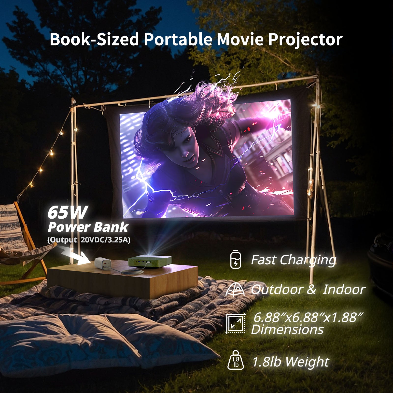 Formovie S5 Laser ALPD Vidéoprojecteur 1080p avec Netflix Sous Licence