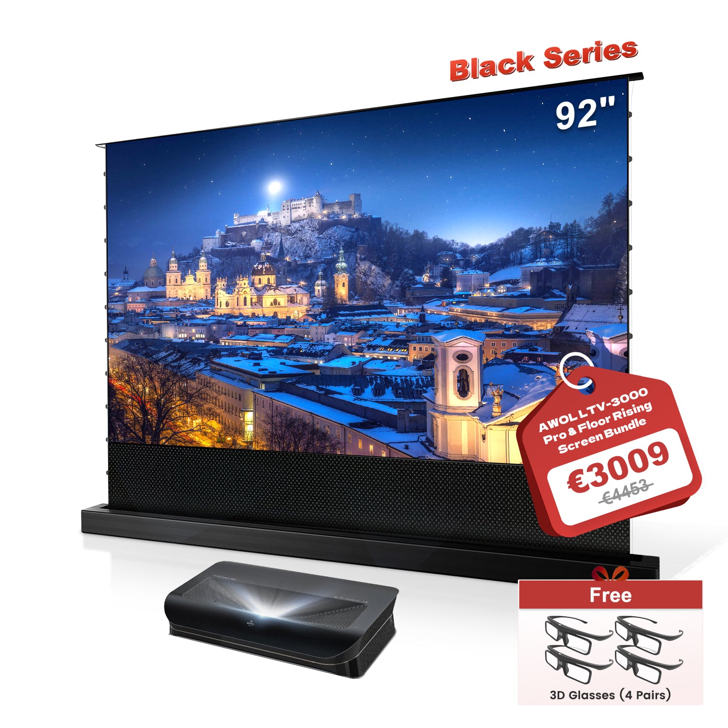 Awol Vision 4K 3D RGB Laser Projector LTV-3000 Pro - Nothingprojector