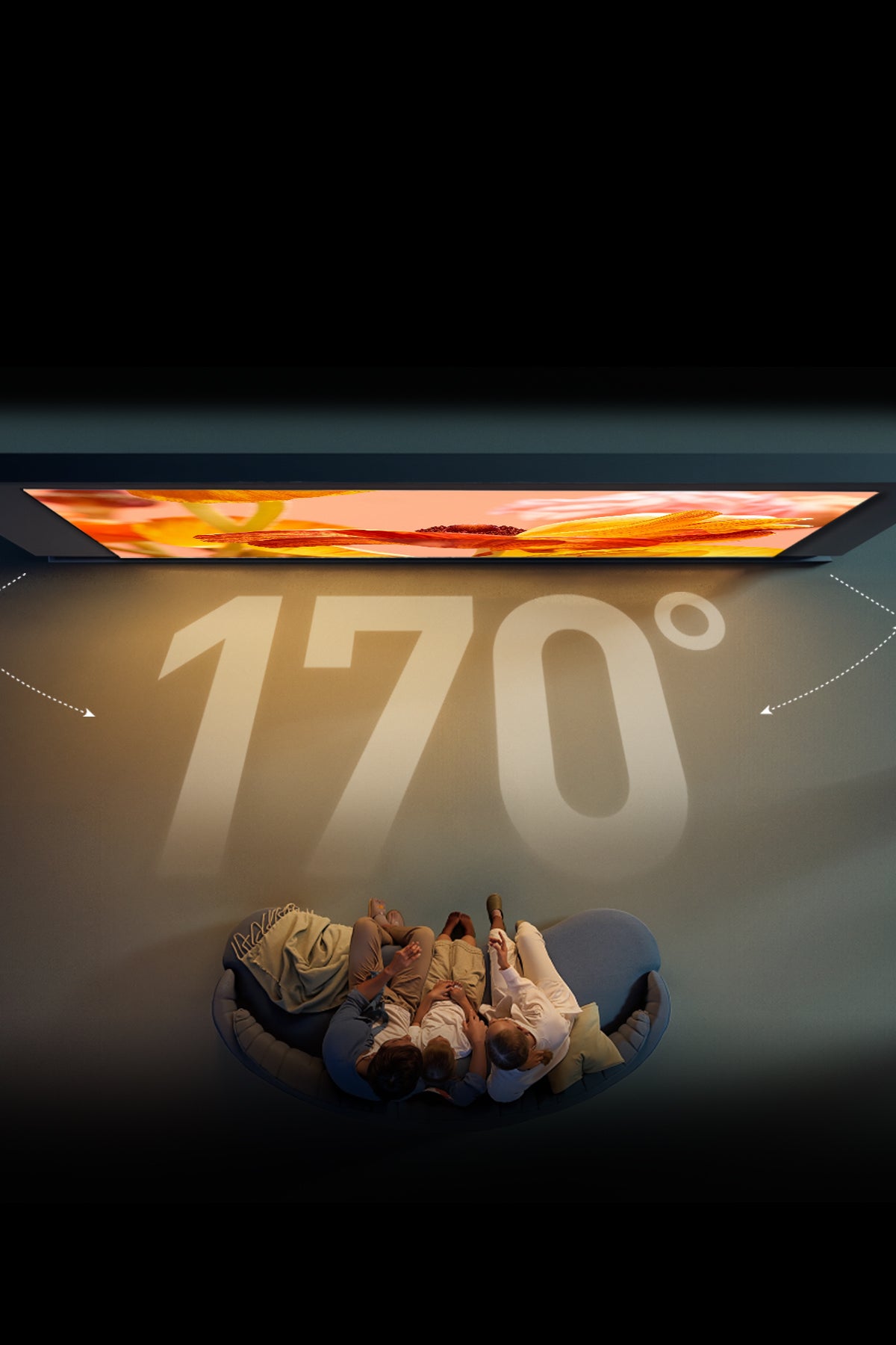 NP Black Series ALR screen: 170° wide viewing angle for family-friendly immersion