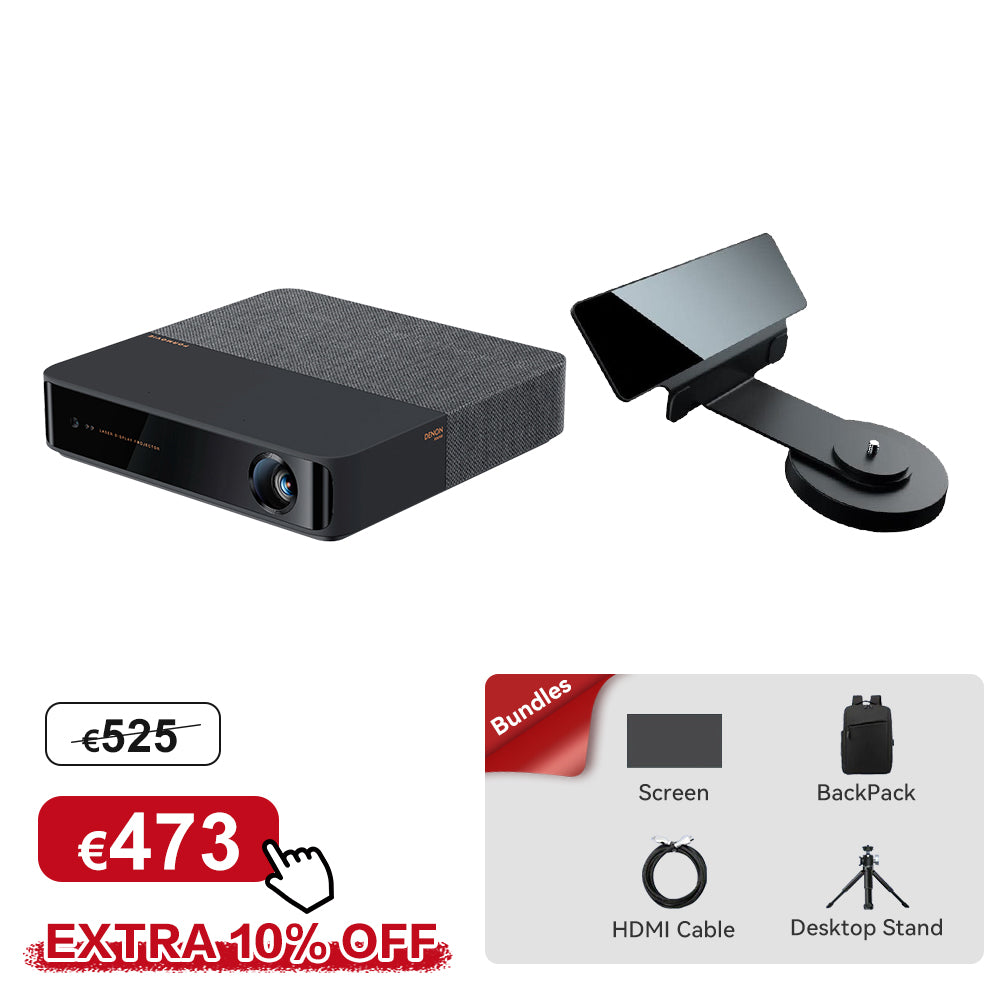 Formovie Laser S5 Vidéoprojecteur 500 ISO Lumens Smart Portable Alpd parfait pour le jeu et le film