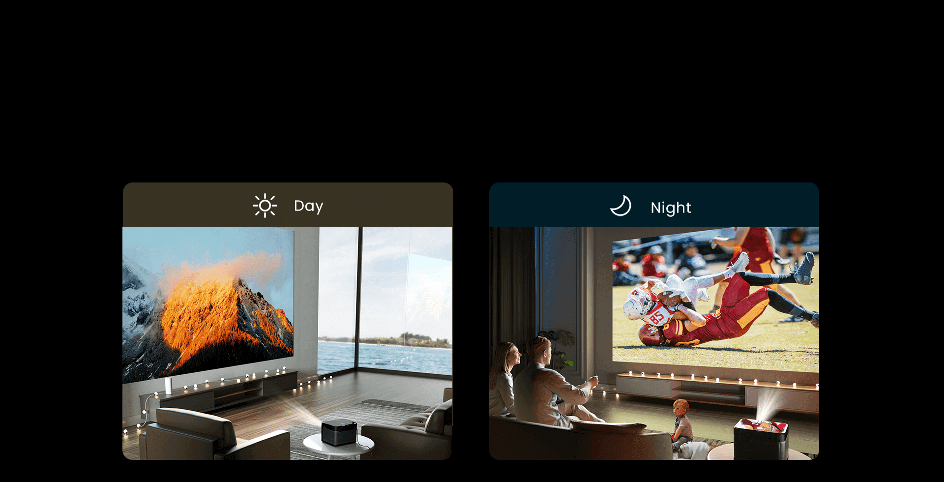 dangbei mars pro stands out in 1800 ISO Lumens brightness