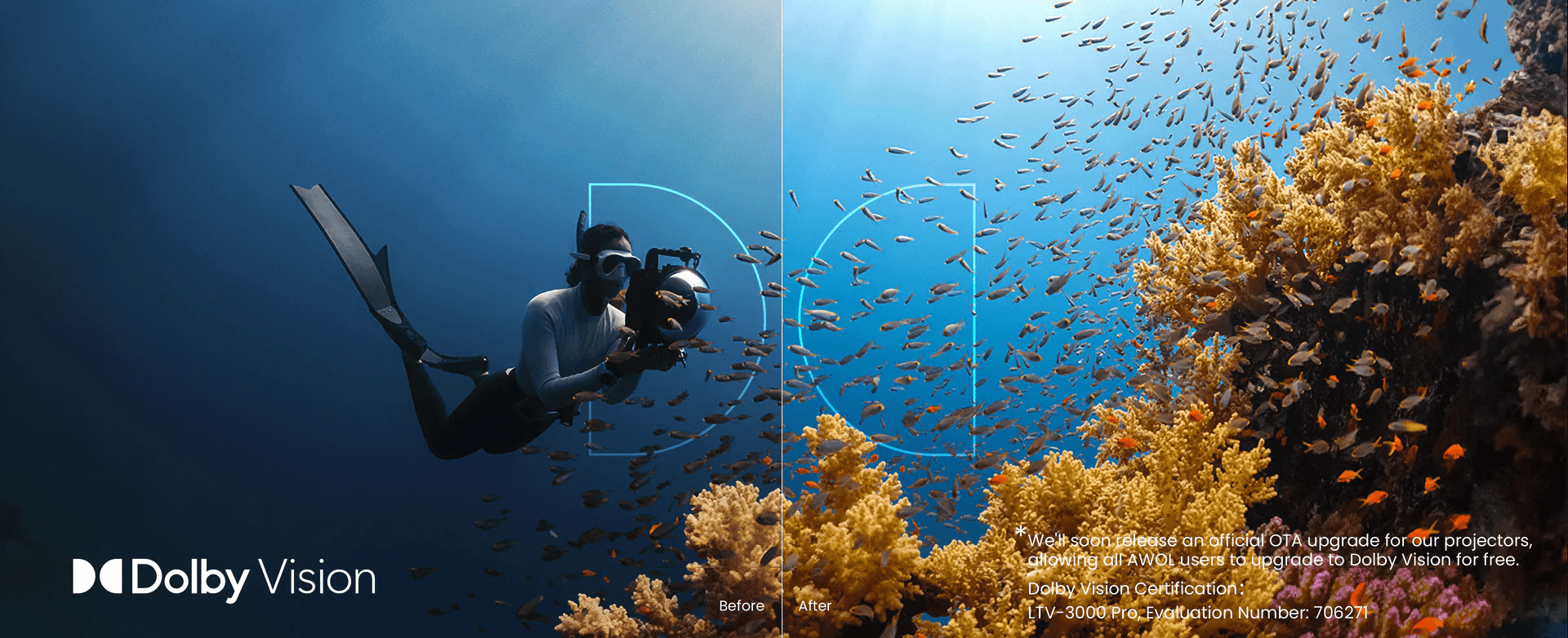 awol vision ltv-2500 ust projector Dolby Vision Ready