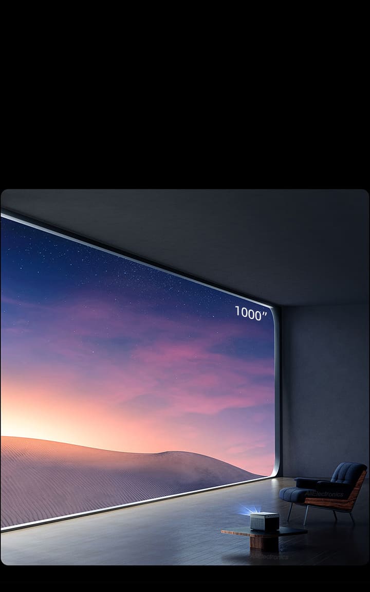 formovie X5 1000 Inches Look Clear