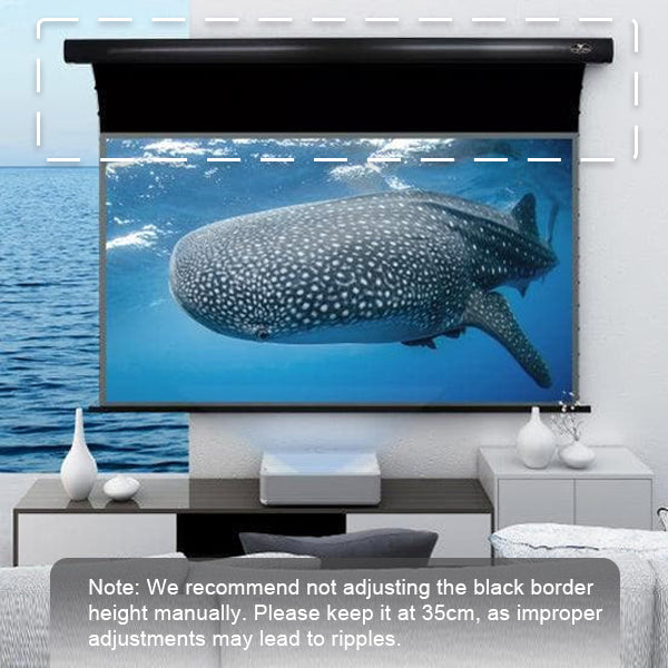 VividStorm Pro Slimline Tension motorisée Drop Down Down Ultra Courte Focale ALR Vidéoprojecteur Écran