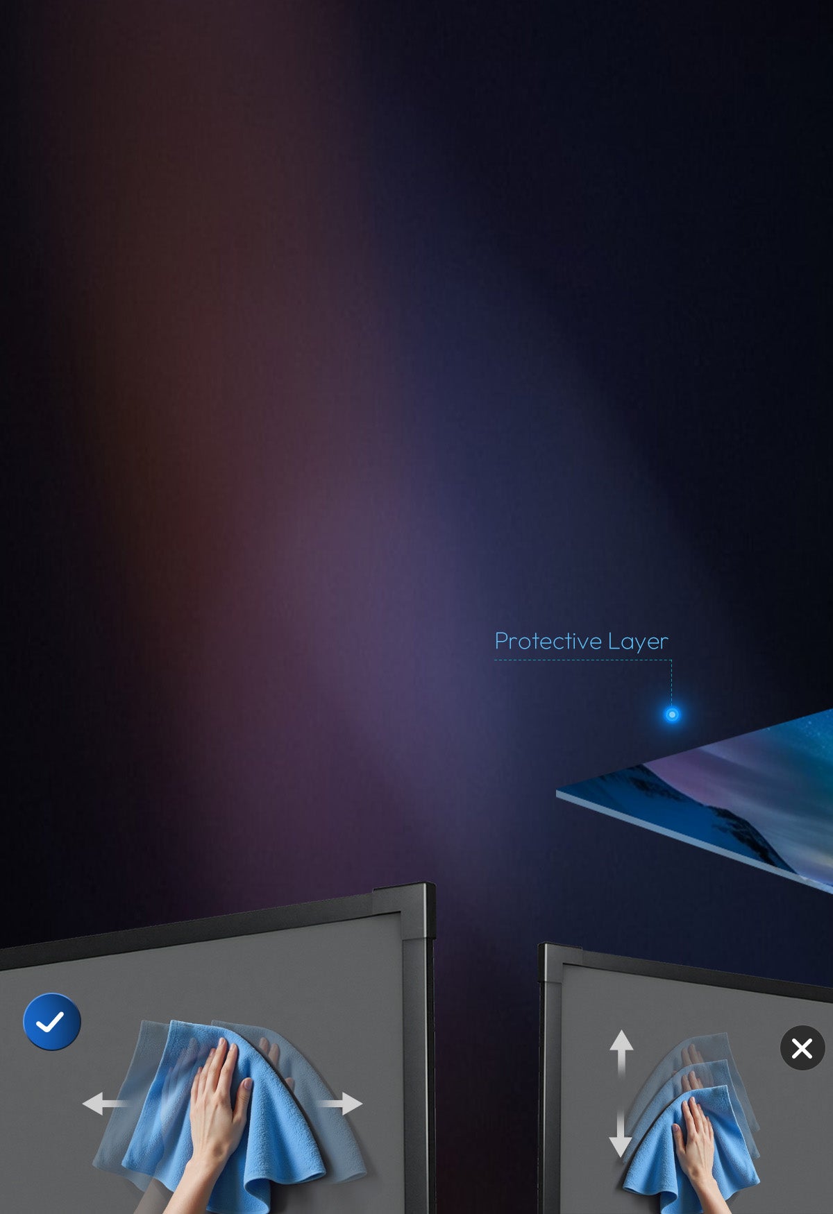 Protective Layer of NothingProjector PET Crystal Classic ALR Screen Offers Scratch Resistance and Easy Cleaning for Longevity