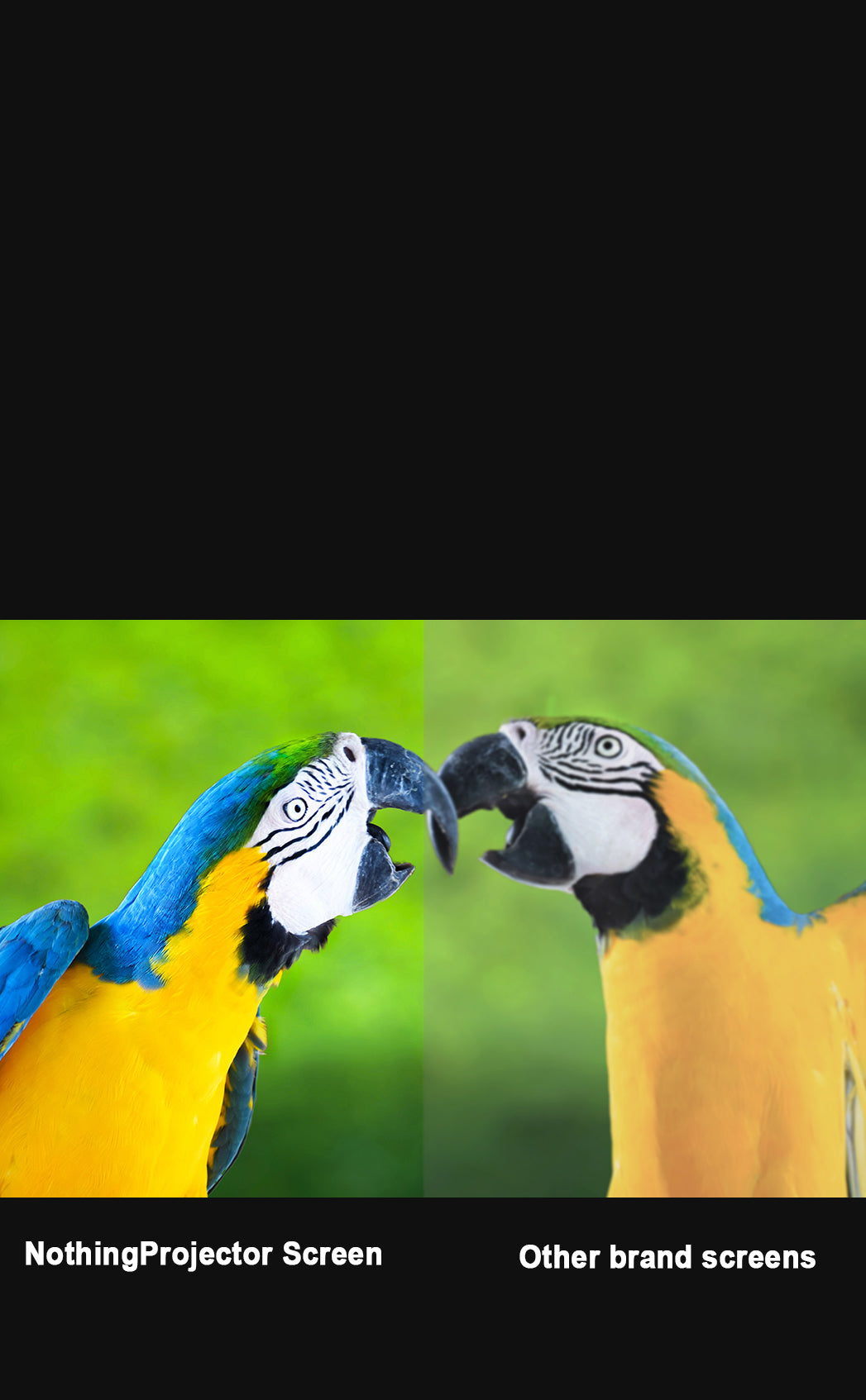 nothing projector screen Captivating 4K UHD Visuals