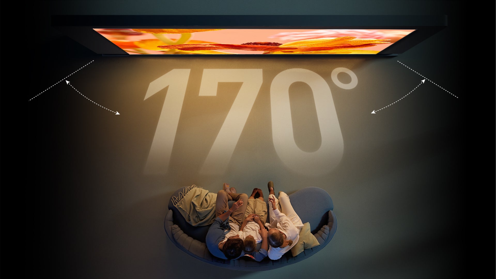 NP Black Series ALR screen: 170° wide viewing angle for family-friendly immersion