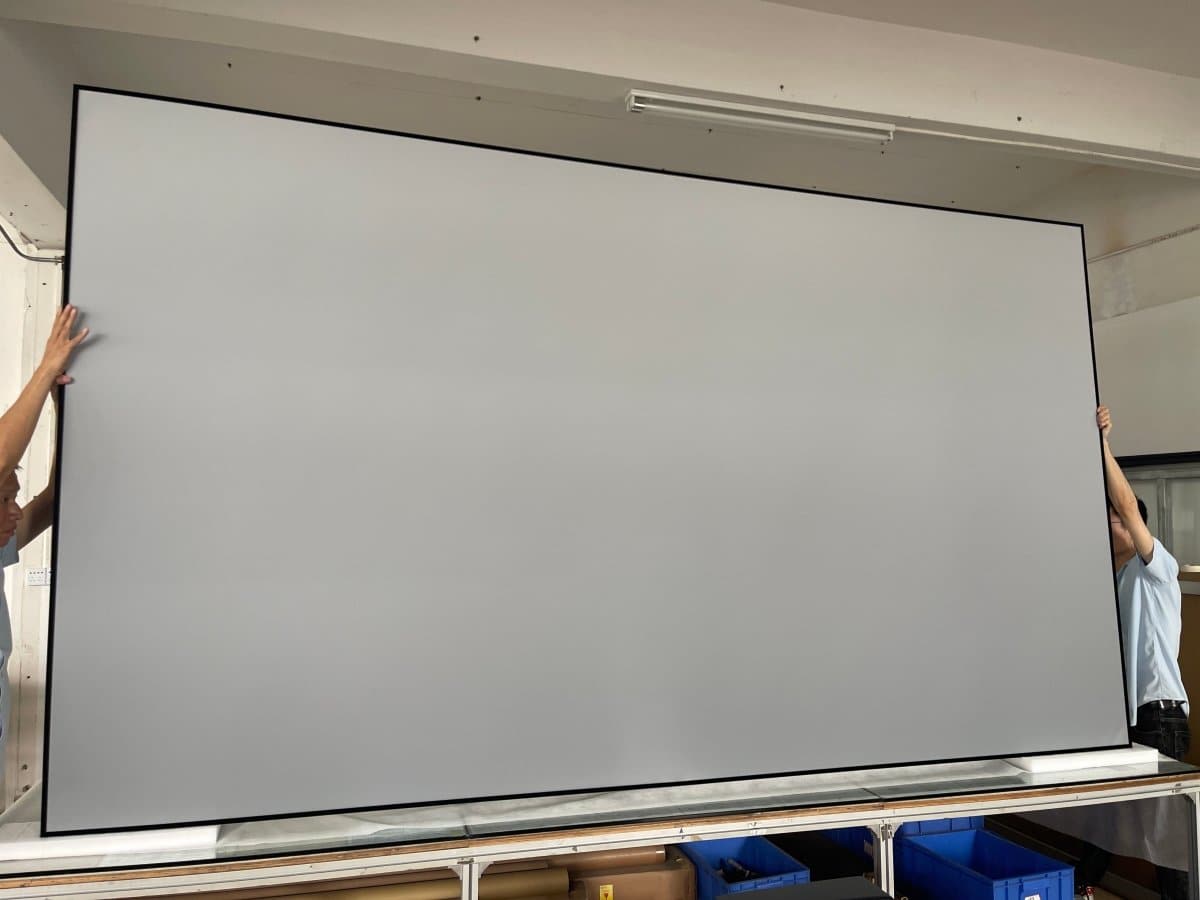 150 inch Nothingprojector Black Series Pet Crystal Lenticular Screen