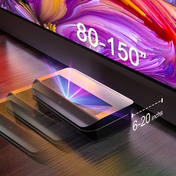 AWOL Vision LTV-2500 4K Short Throw Projector Home Theatre 2600 Lumens - Nothingprojector